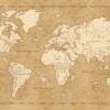 Retro Dünya Haritası